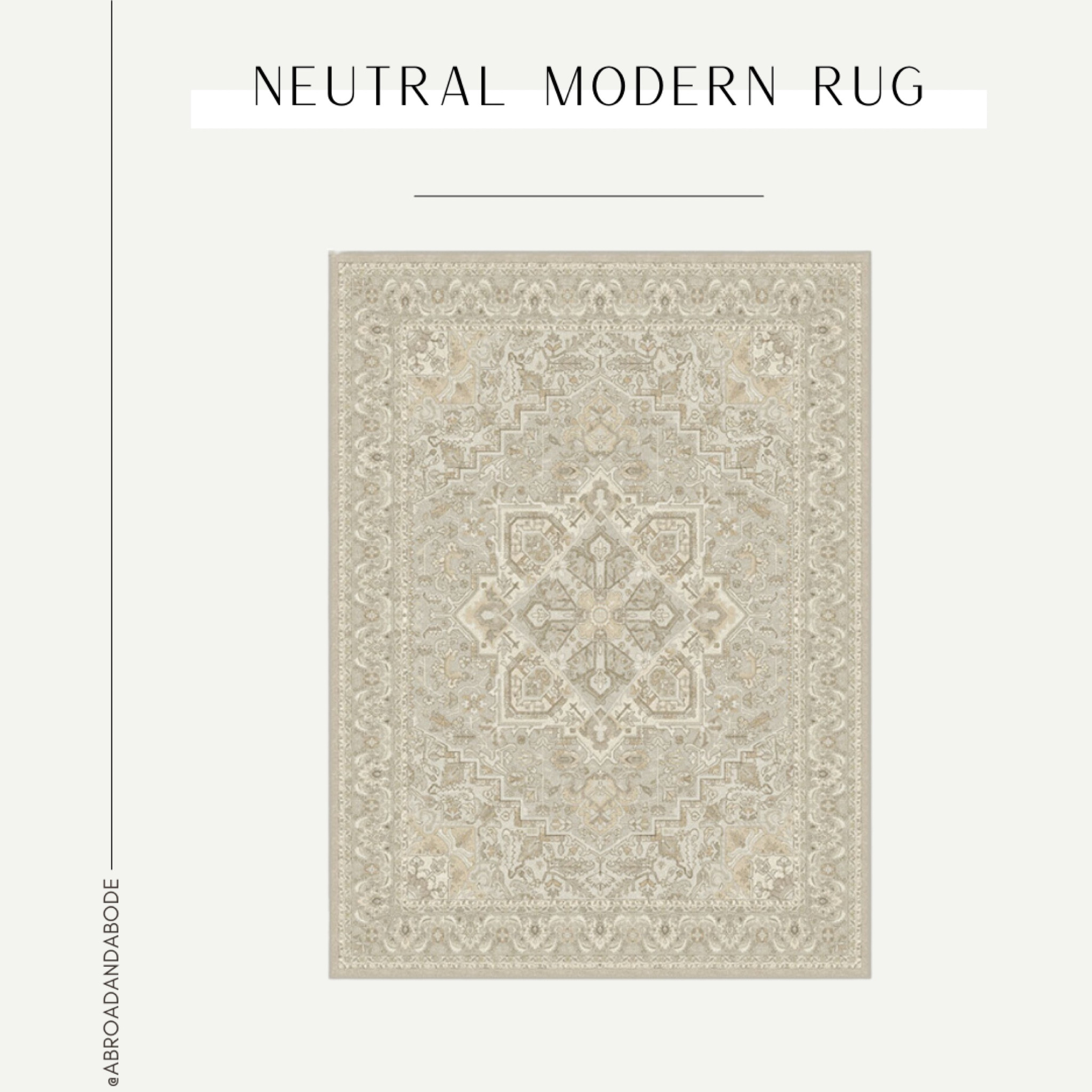 Neutral modern rug 

#LTKhome #LTKSeasonal #LTKFind