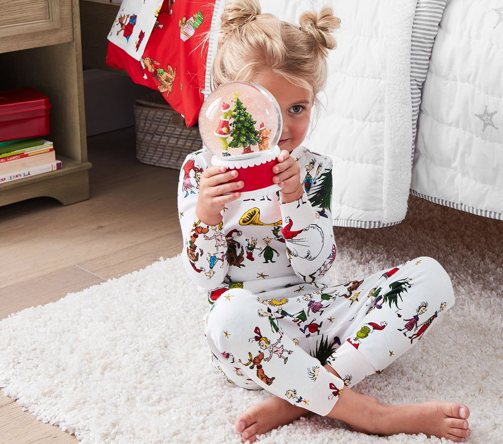 Dr. Seuss's The Grinch™ Tight Fit Kid Pajama Set | Pottery Barn Kids