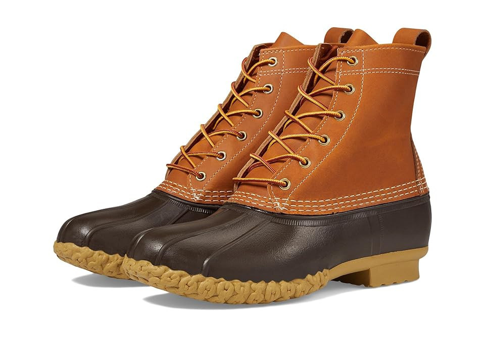 L.L.Bean 8 Bean Boots Men's Boots Tan/Bean Boot Brown/Gum : 11.5 D - Medium, Leather | Zappos