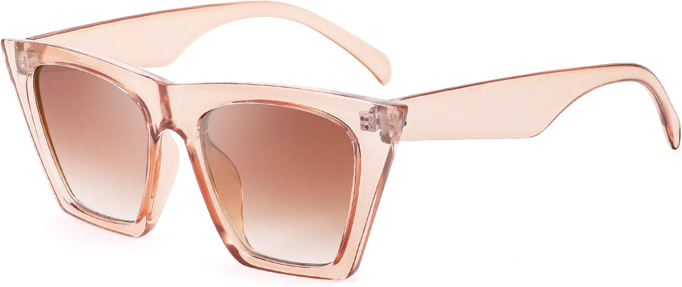 FEISEDY Vintage Square Cat Eye Sunglasses Women Trendy Retro Cateye Sunglasses B2473 | Amazon (US)