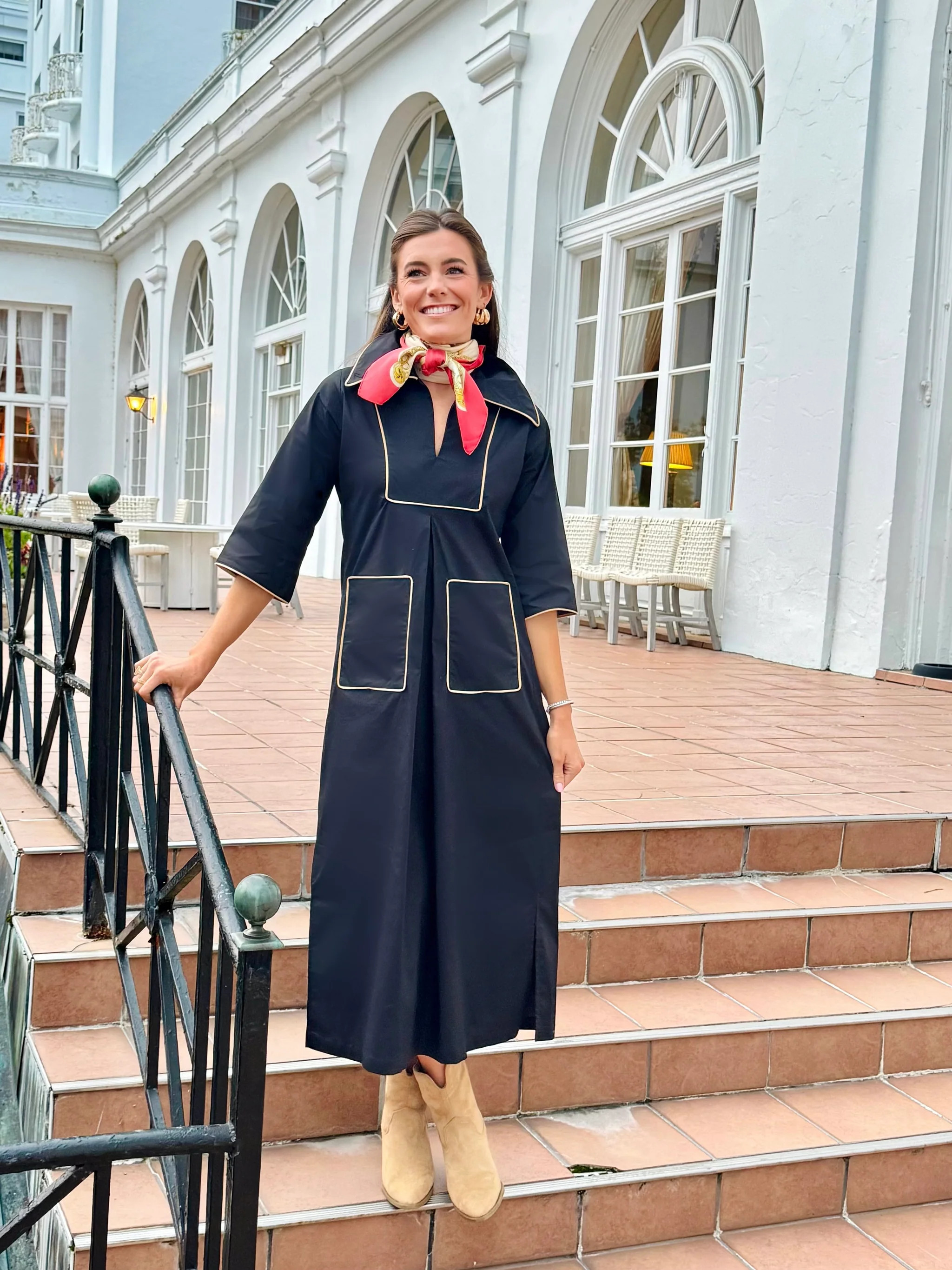 Cassidy Long Black & Camel | House Of MBR