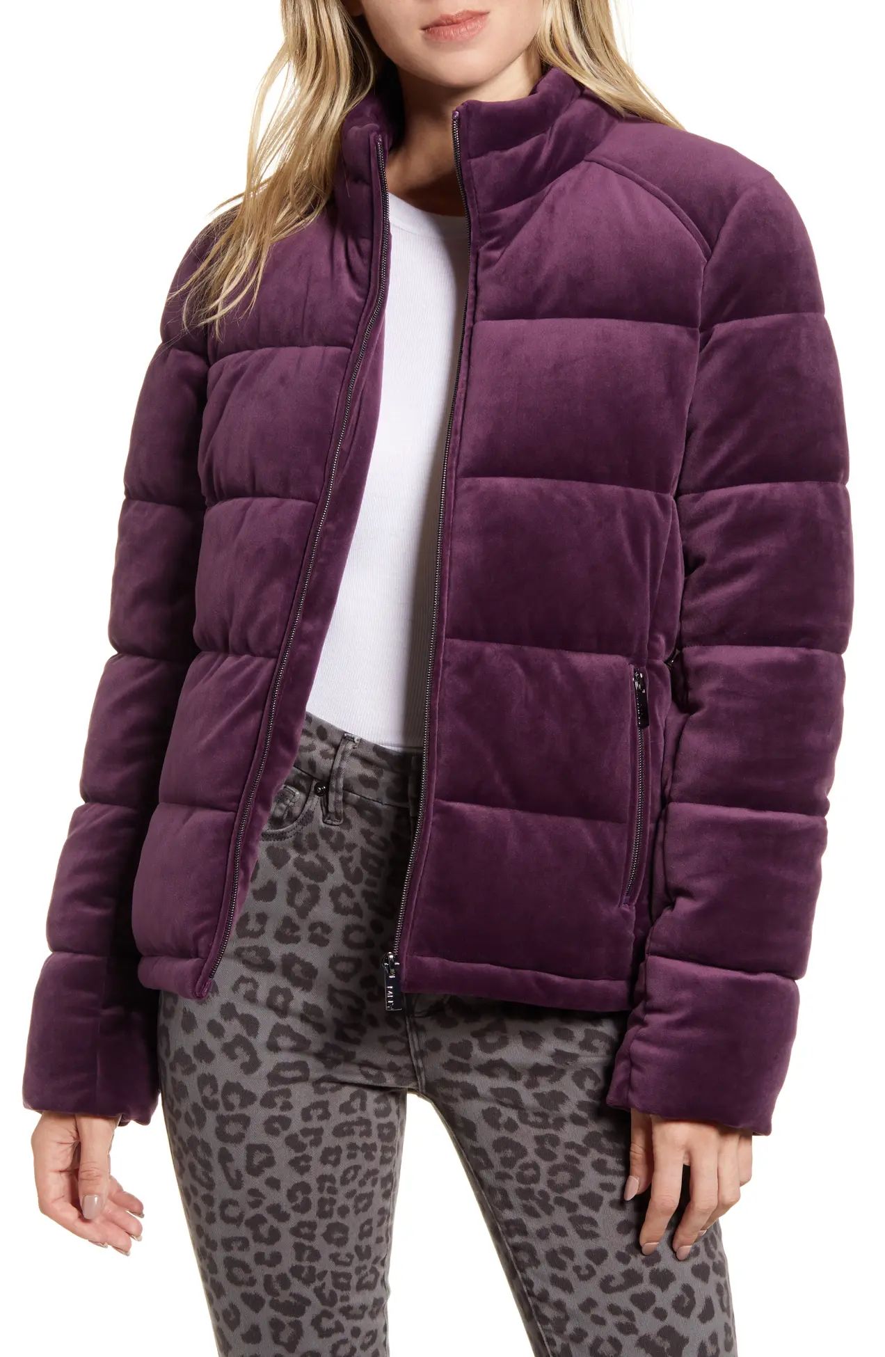 Andrew Marc | Velvet Puffer Jacket | Nordstrom Rack | Nordstrom Rack