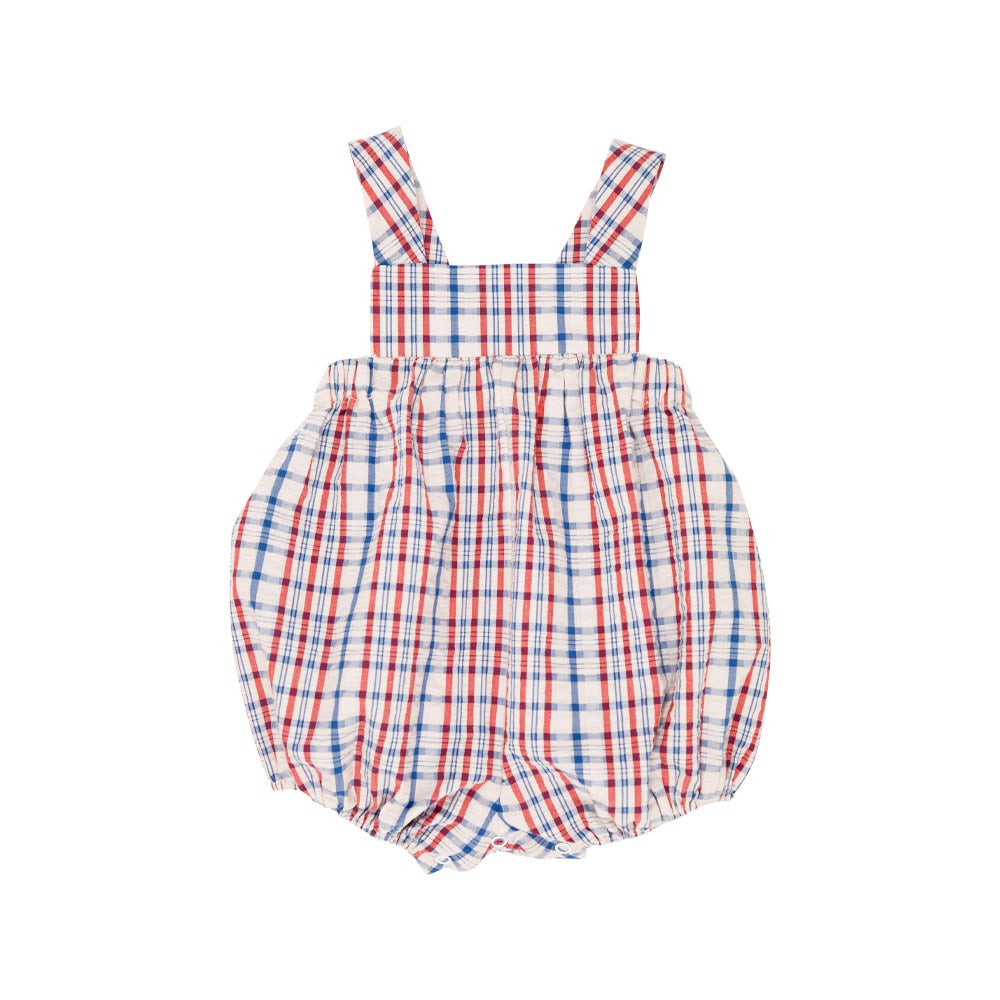 Samprey Sunsuit - Sewanee Seersucker | The Beaufort Bonnet Company