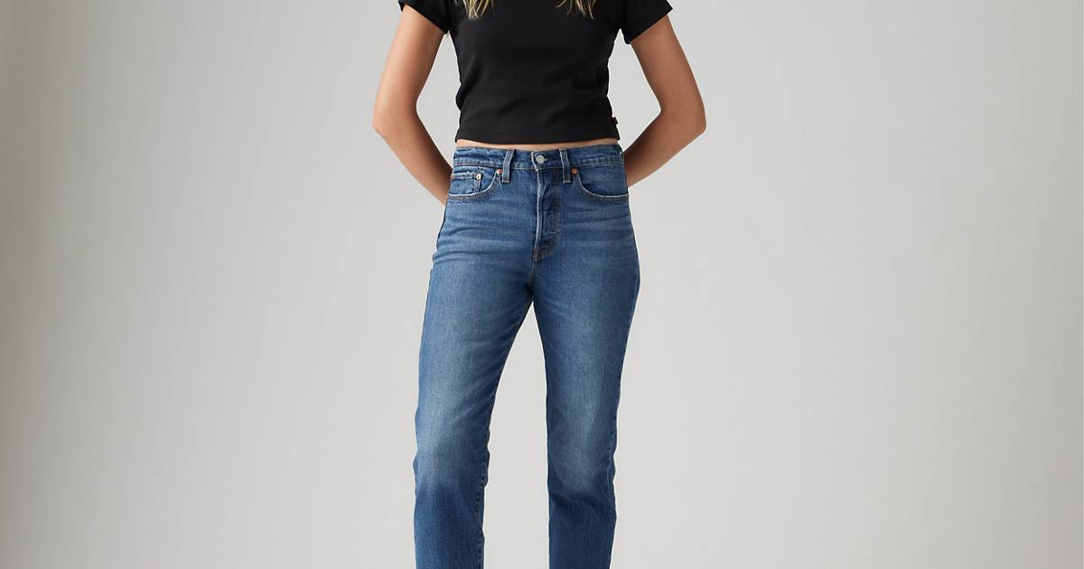 Wedgie Straight Ankle Women's Jeans - Dark Wash | Levi's® US | Levi's US
