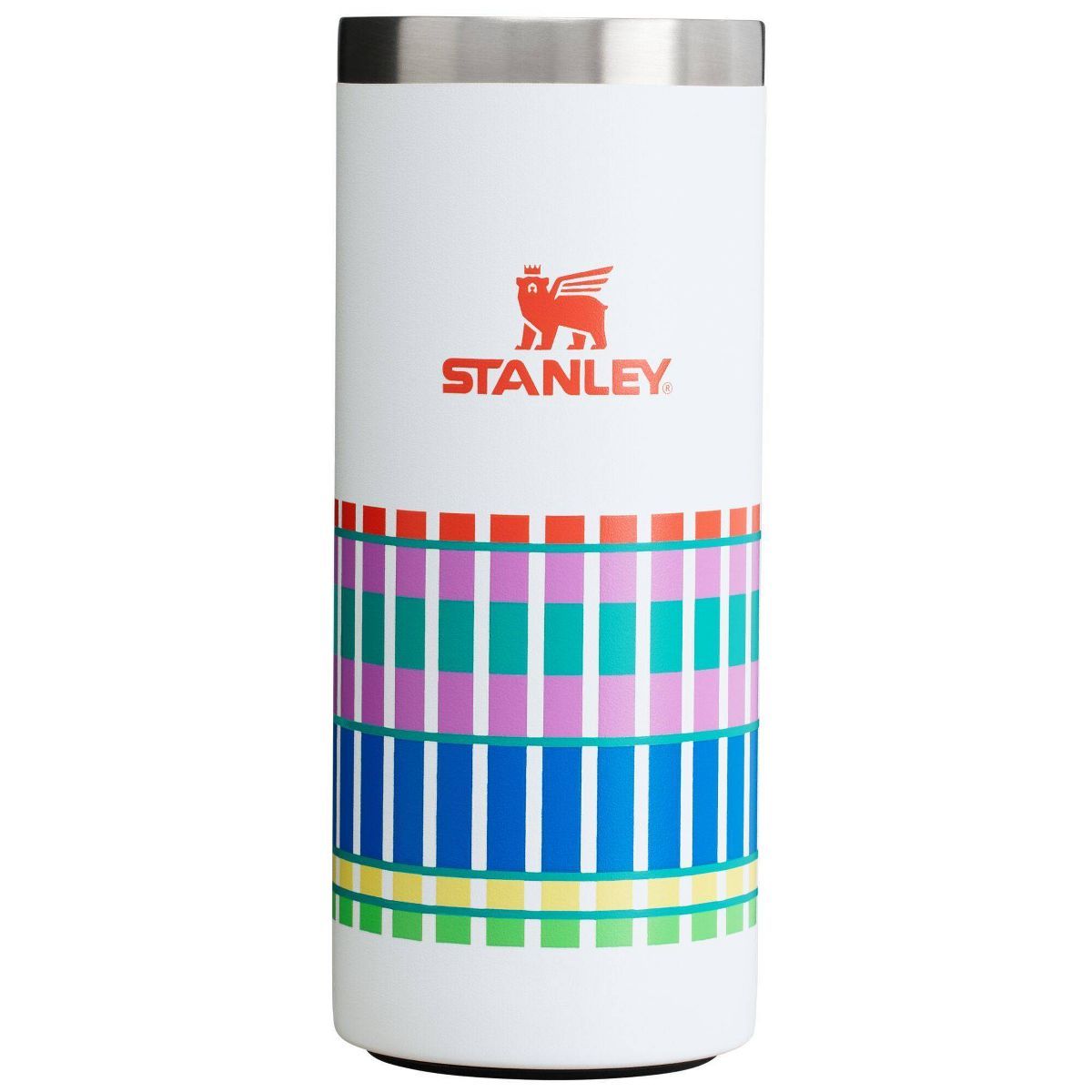 Stanley Slim Stainless Steel All-Occasions Can Chiller Summer Plaid | Target