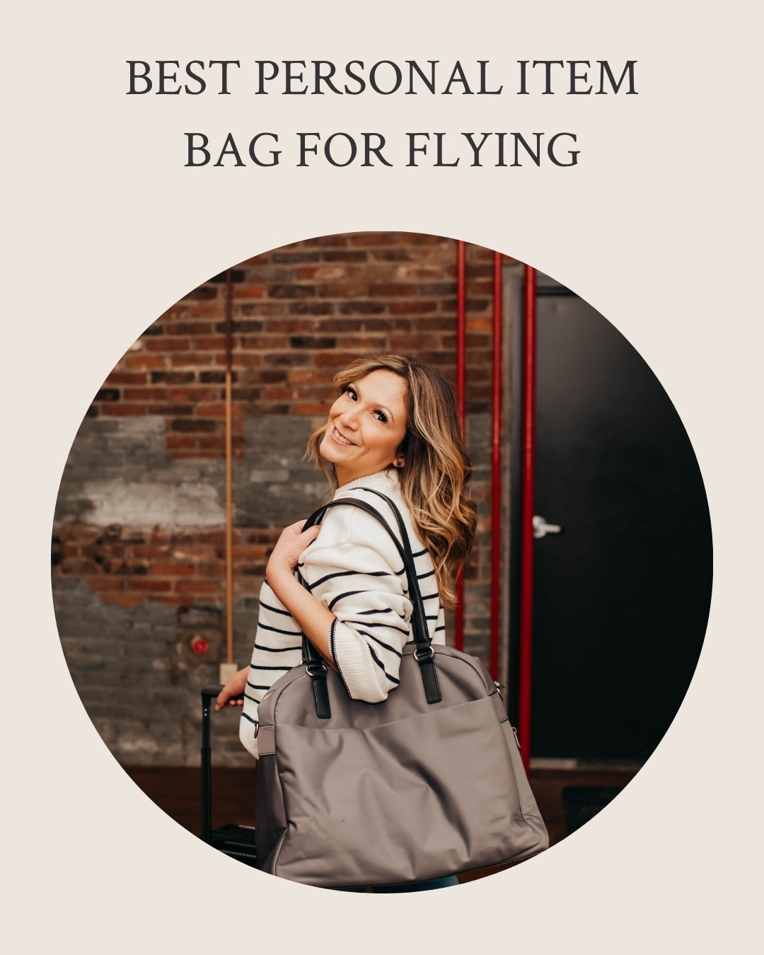 A personal item is your second smaller bag that holds your must-have flight essentials. It’s the one that slides under the seat in front of you, and it can be anything from a backpack to a weekender or even a crossbody. While it might seem easier to choose than a suitcase, it can actually be much trickier. 

Here are the top bags our community swears by for every flight! 

Travel Bag, Personal Item Travel Bag, Travel Style, Weekender Bag, Chic Travel Gear, Weekend Getaway, Airport Style, Minimalist Travel

#LTKTravel