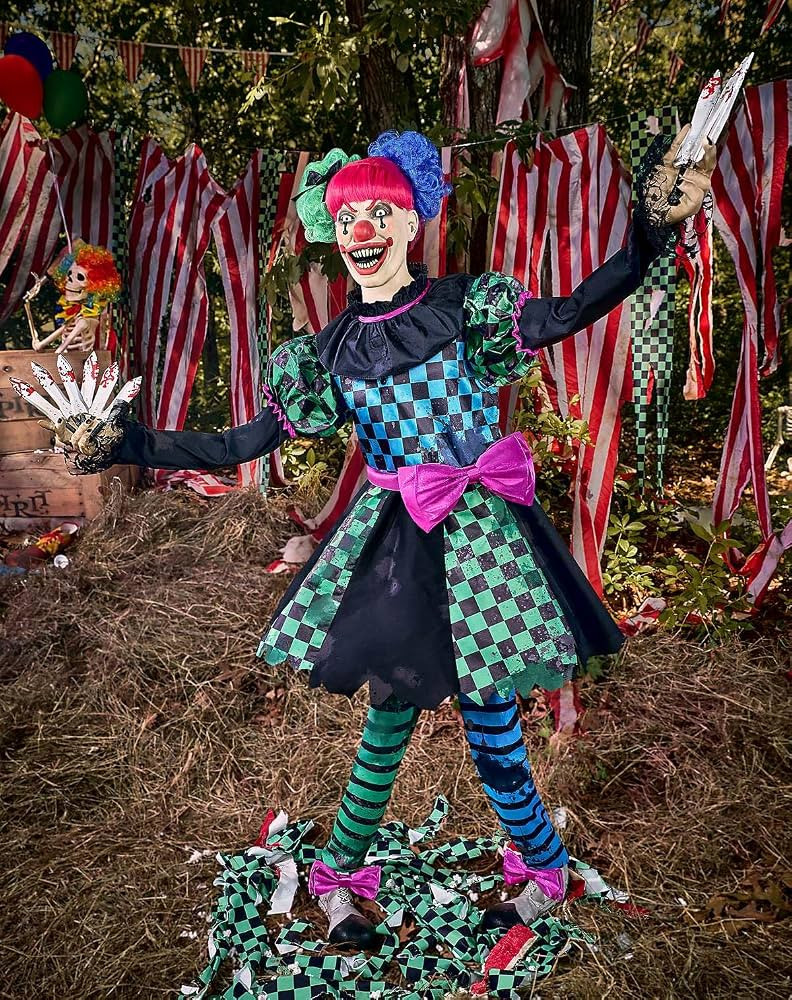 Spirit Halloween 5 Ft 5 In Whirling Wendy Animatronic, Spinning Halloween Decoration | Amazon (US)