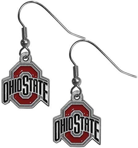 NCAA Siskiyou Sports Womens Ohio State Buckeyes Dangle Earrings One Size Team Color | Amazon (US)