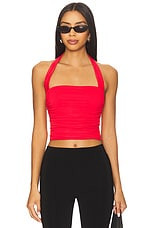 AFRM Aranya Halter Top in Red from Revolve.com | Revolve Clothing (Global)