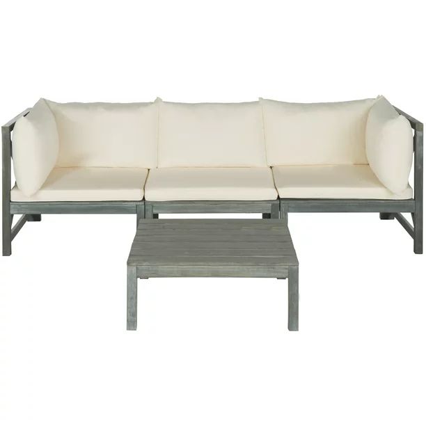 Safavieh Lynwood Outdoor Contemporary Modular Sectional with Cushion | Walmart (US)