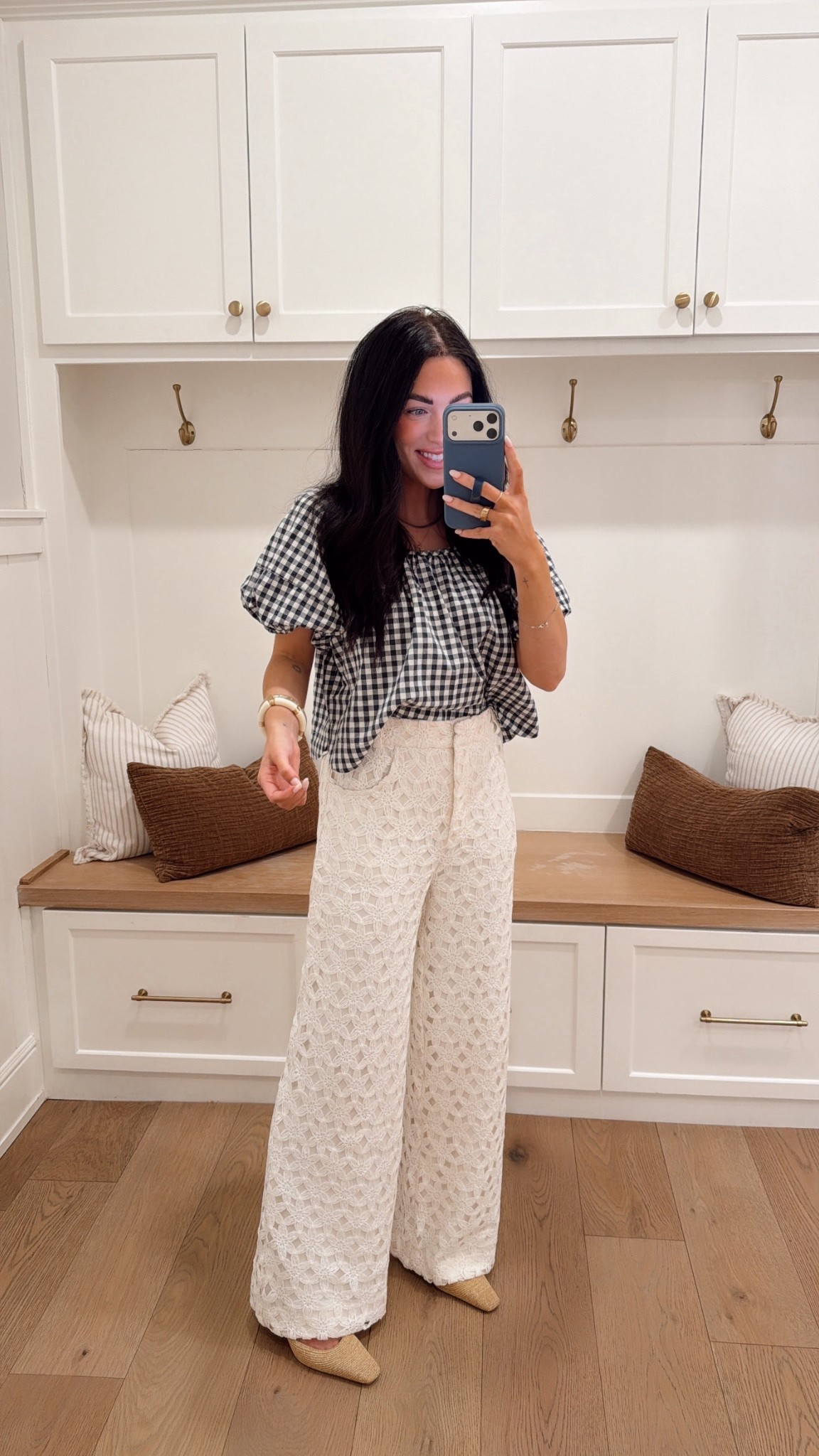 In a size small in the pant, but I would size down one