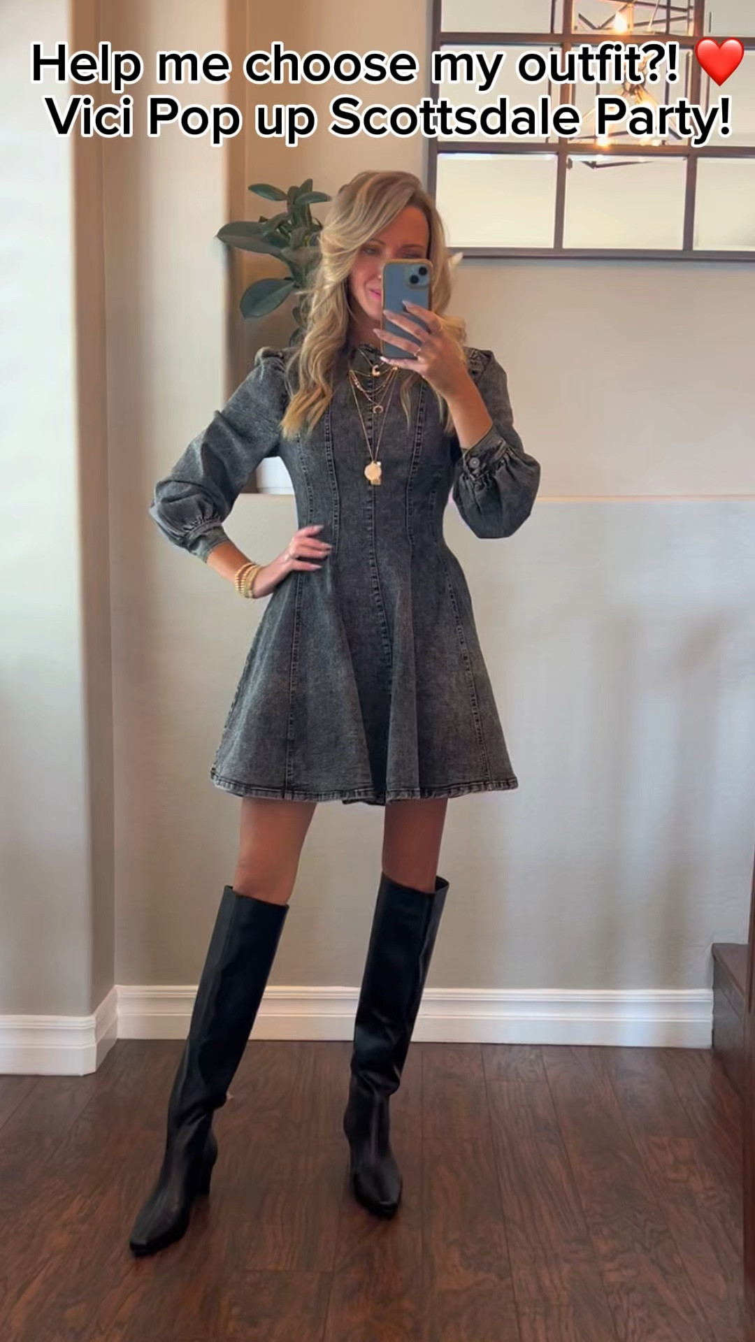 Which look is your fave? ❤️❤️❤️
Message me! 
These would be perfect date night outfits! 
I am so sorry! That first denim dress is sold out. 😕
Wearing an xs in all things!
Jeans- size 24
Use my code TRACYSAVE30 for 30% off everything! 

#LTKWatchNow #LTKFindsUnder100 #LTKxVICI