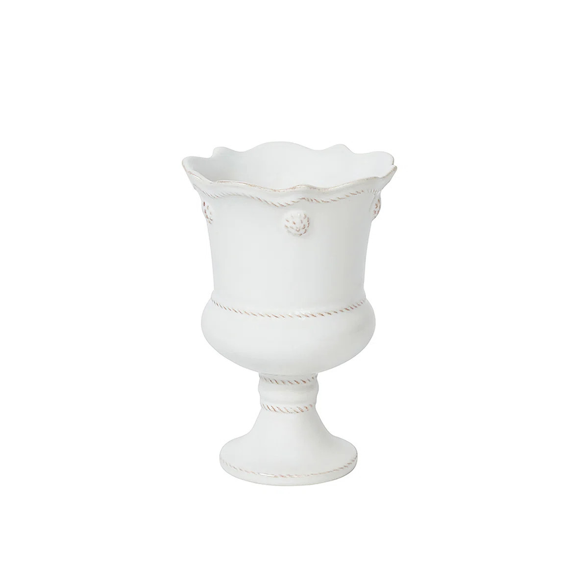 Berry & Thread Petite Parterre Garden Vase - Whitewash | Perigold