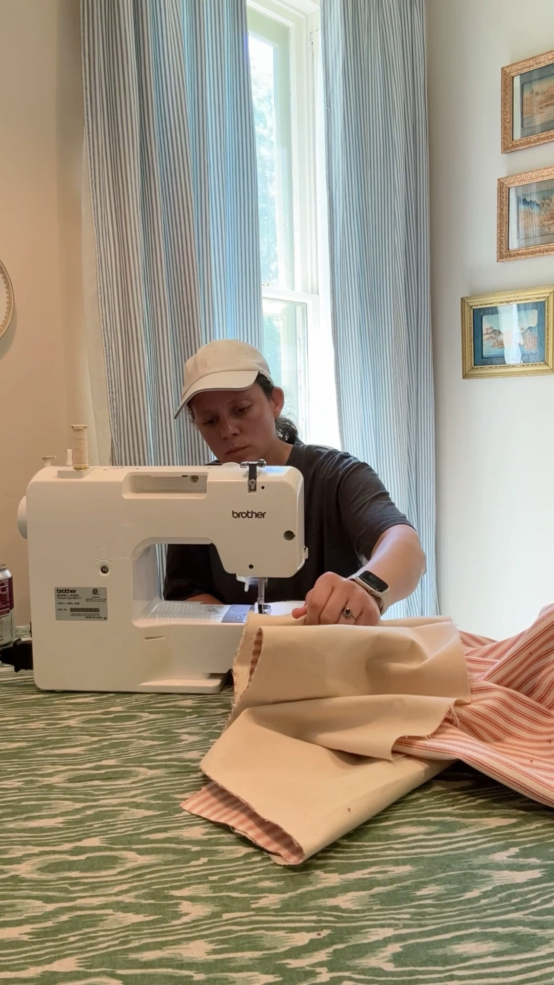 This sewing machine has helped me make so many things. Easy to use and affordable too!