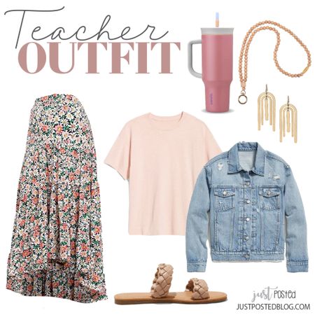 Cute and casual back to school teacher outfit idea! 

#LTKstyletip #LTKworkwear #LTKBacktoSchool