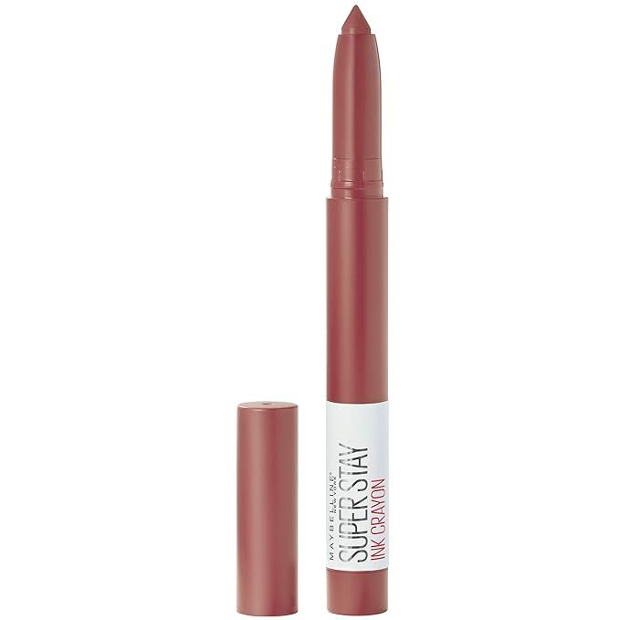 Maybelline SuperStay Ink Crayon Matte Longwear Lipstick With Built-in Sharpener, Enjoy The View, ... | Amazon (US)