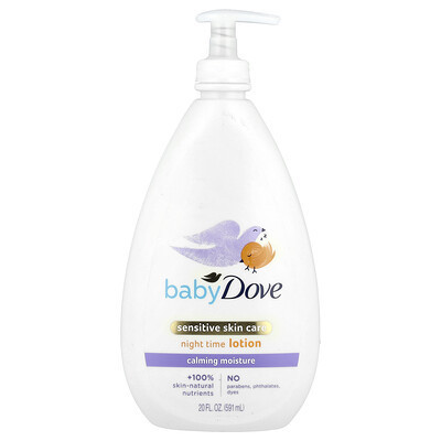Dove, Baby, Sensitive Skin Care, Night Time Lotion, 20 fl oz (591 ml) | iHerb