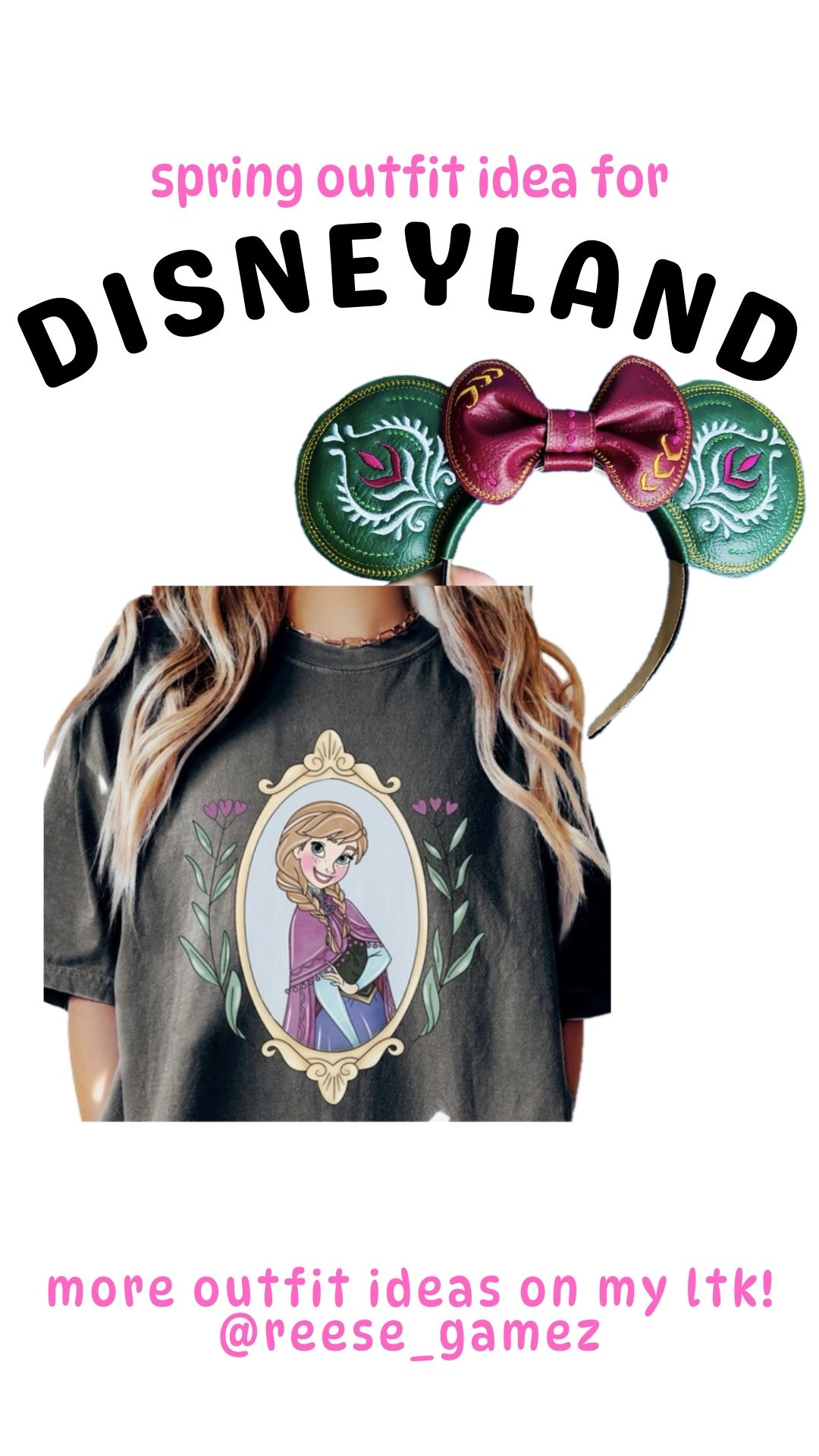 disney outfit, disneyland outfit, disney outfits, disneyland outfits, frozen outfit, disney princess outfit, anna outfit, elsa outfit, mickey ears, minnie ears

#LTKSeasonal #LTKtravel #LTKstyletip