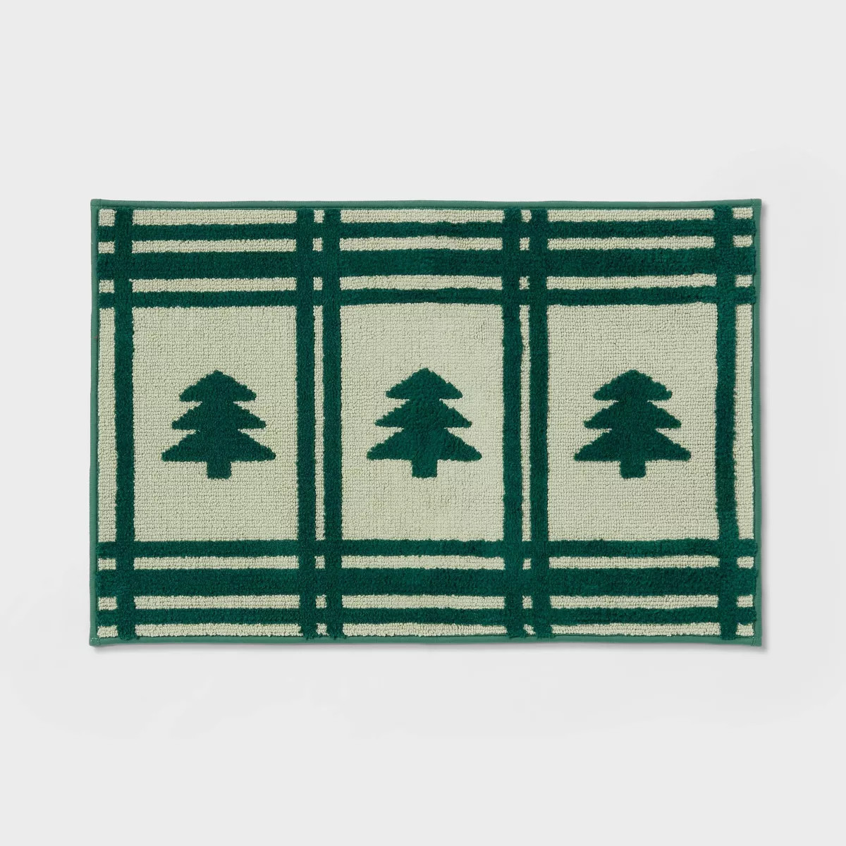 20"x30" Tree Christmas Bath Rug Green - Threshold\u2122 | Target