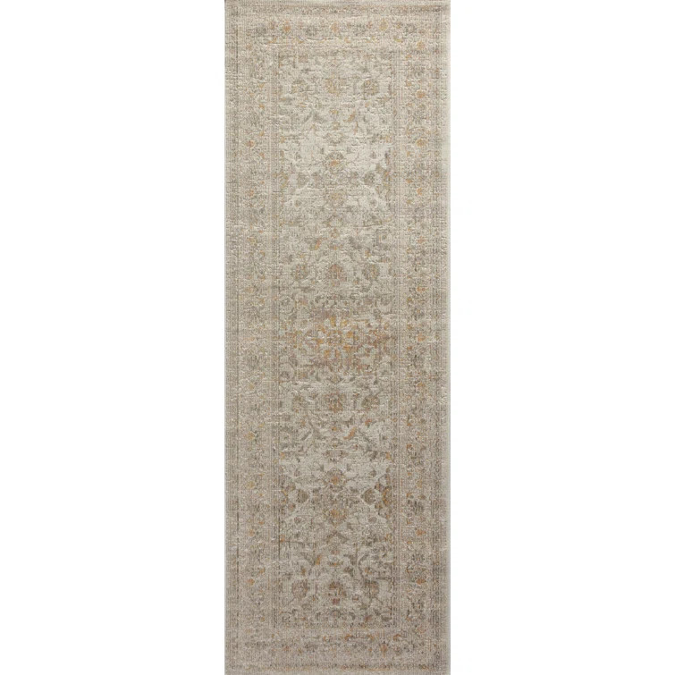 Rosemarie Floral Ivory/Natural Area Rug | Wayfair North America