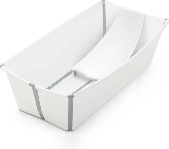 Flexi Bath® Extra Large Foldable Baby Bath Tub with Temperature Plug & Infant Insert | Nordstrom