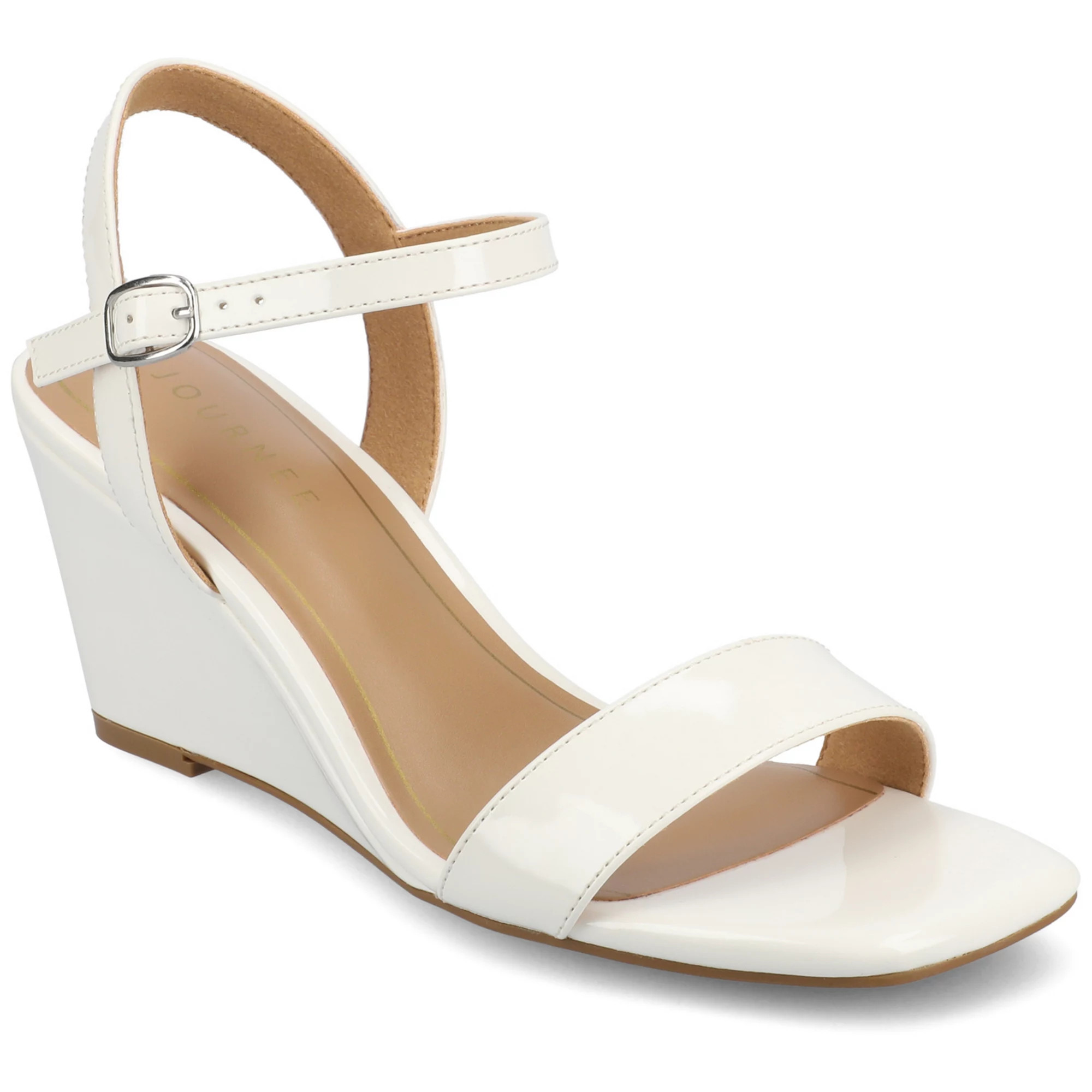 Journee Clayr Women's Ankle Strap Wedge Heels | Kohl's