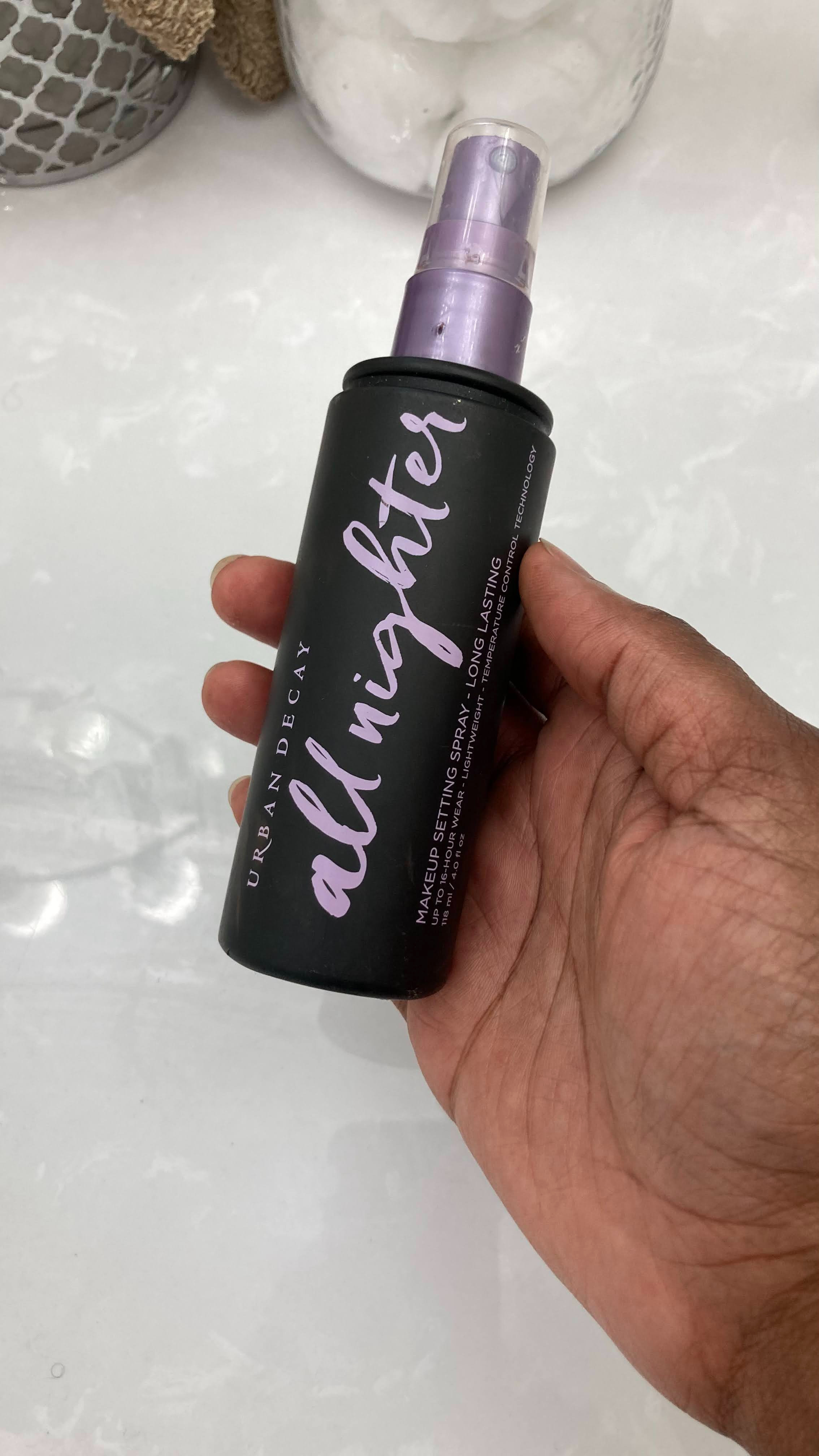 If you're looking for a good setting spray, this one from Urban Decay is one to check out.  It doesn’t have an overly matte finish, but it helps to keep my makeup in place on my oily skin. Even when I sweat! #oilyskin #makeup #settingspray @Sephora #sephorasavingsevent 

 #LTKOver40 #LTKSaleAlert #LTKBeauty