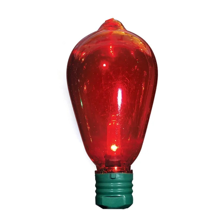 35-Count Multicolor Super Bright LED Edison-Style Christmas Lights on Green Wire, 20.6', Holiday ... | Walmart (US)