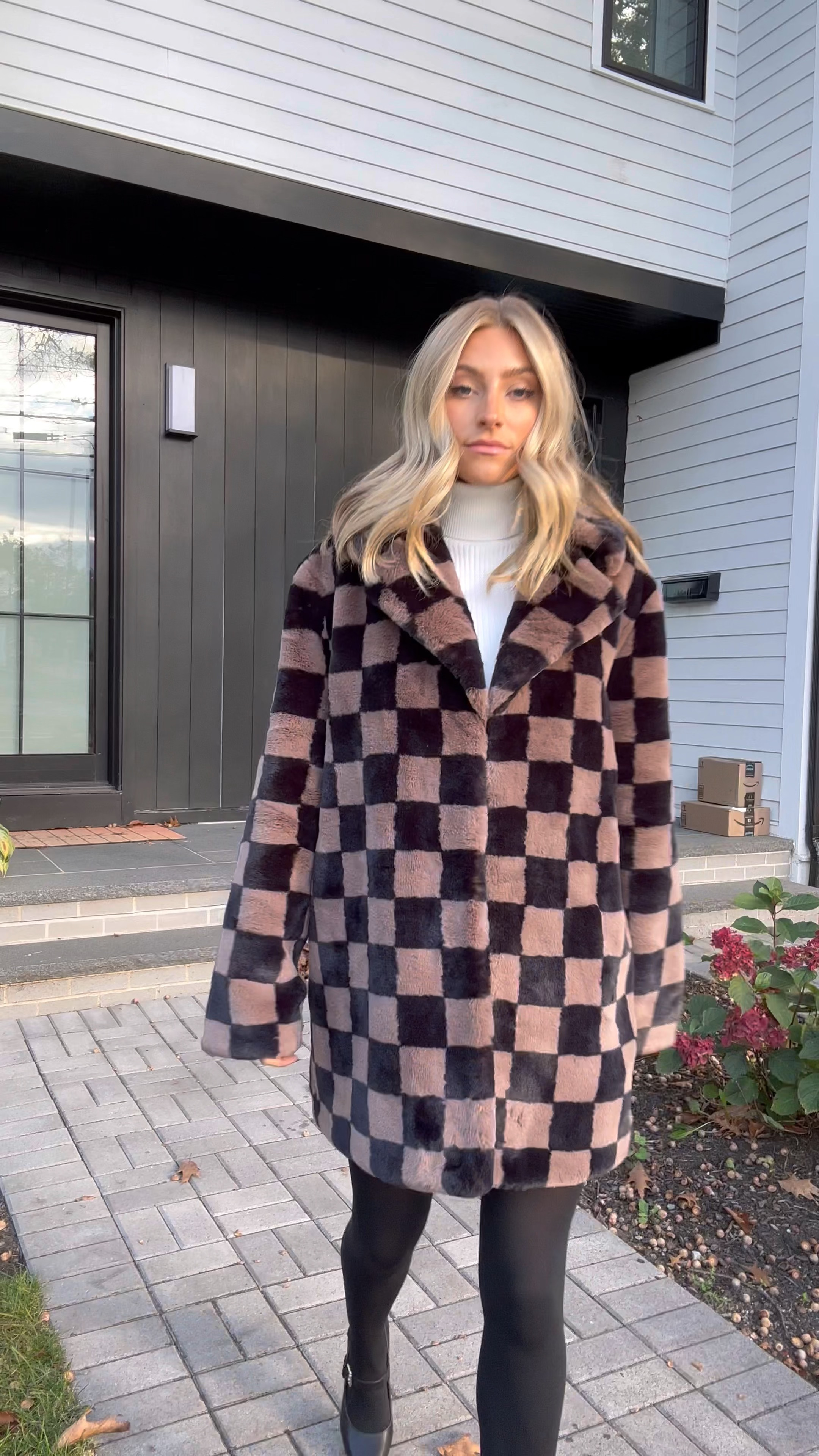 cozy checkered jacket with tights and Mary Janes! everything runs tts 🏁

#LTKstyletip #LTKworkwear #LTKshoecrush