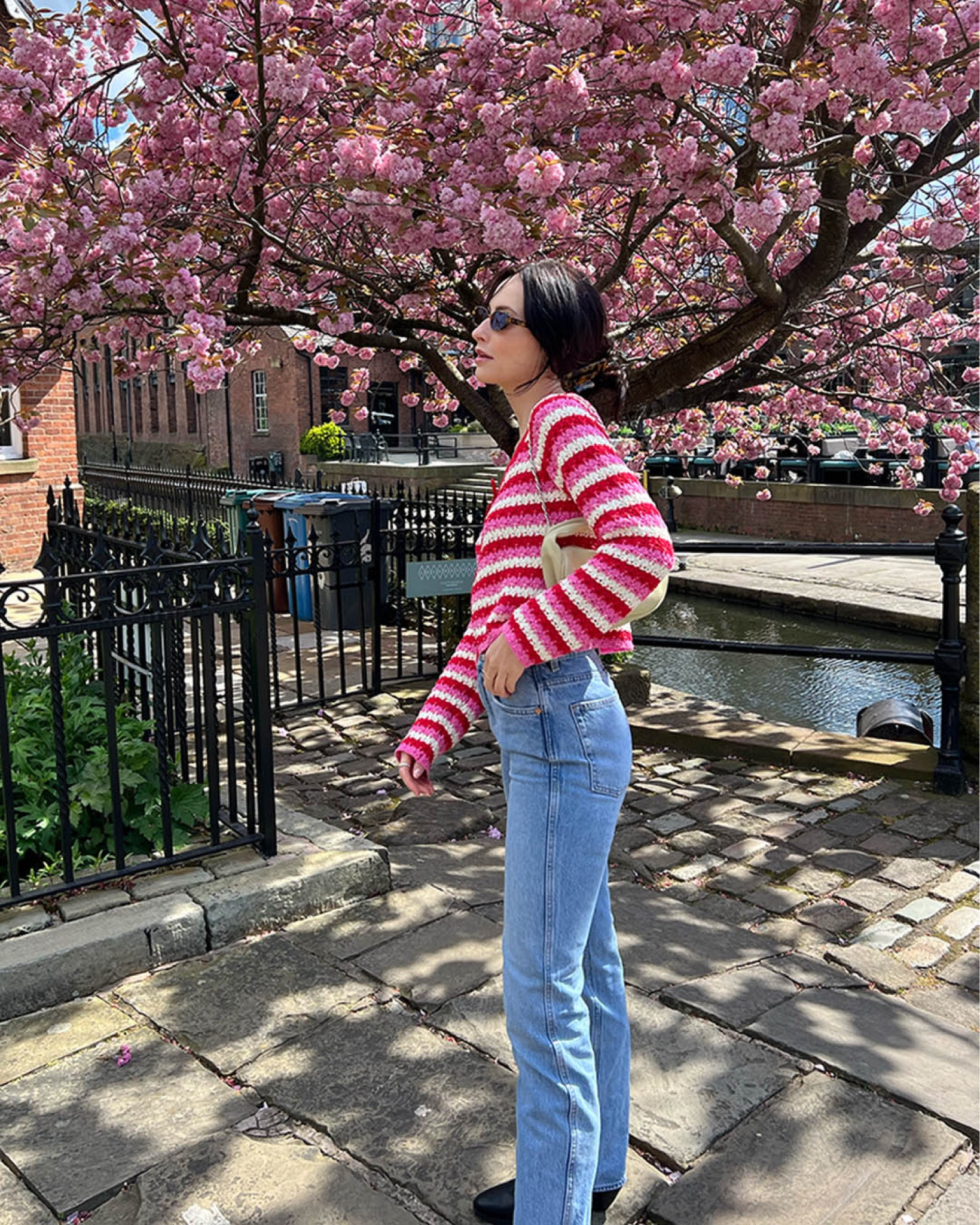 crochet cardigan by kitri 
jeans by & other stories 
sunglasses by velvet canyon 
cowboy boots by all saints 
silver hoops by missoma 
claw clip by arket 

#LTKSeasonal #LTKstyletip #LTKeurope