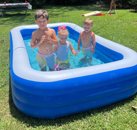Backyard fun in this blowup pool. Currently on major sale and a summer necessity! 💦💦💦

#LTKKids #LTKSeasonal #LTKFindsUnder100