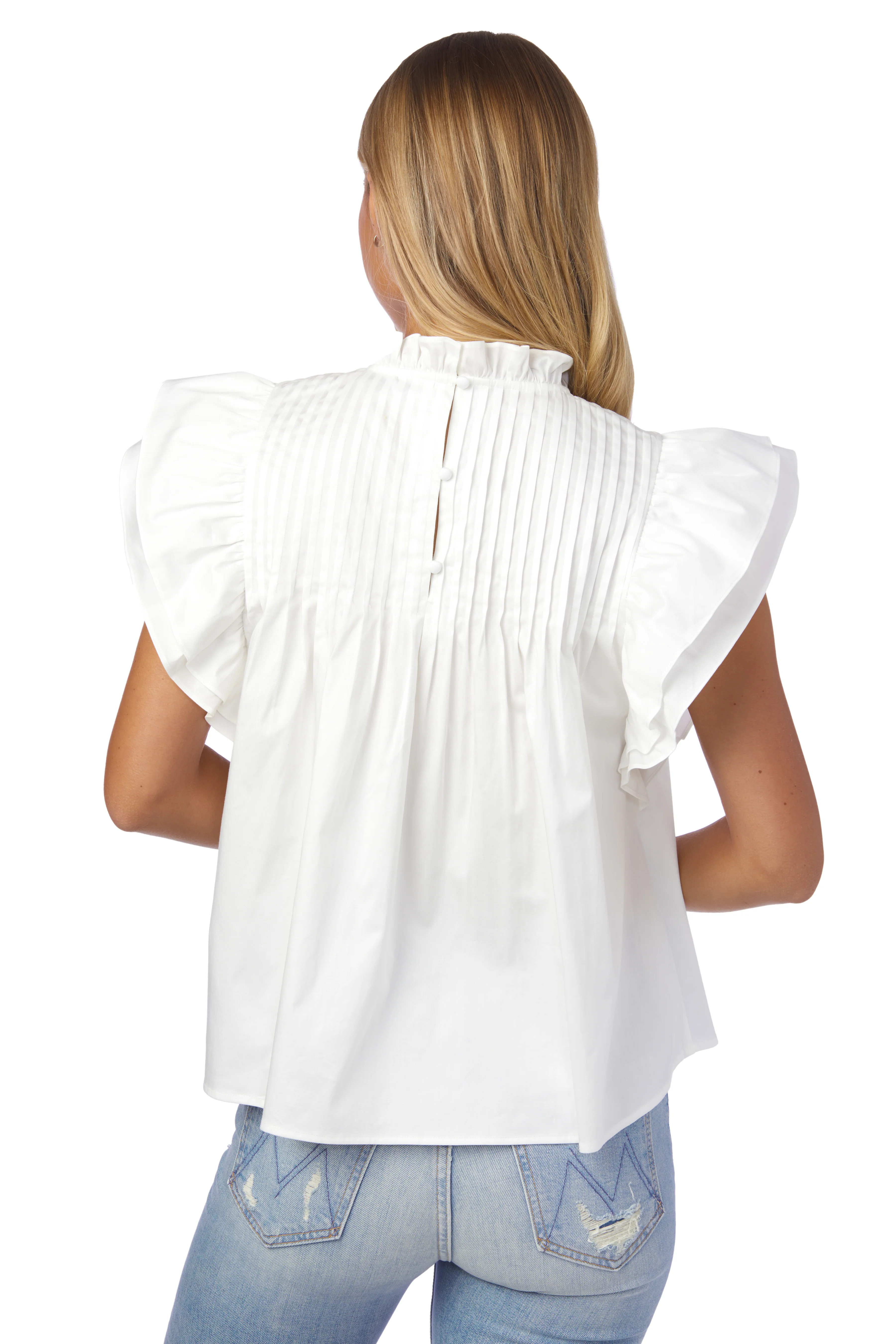 Elsie Top in White - CROSBY by Mollie Burch | CROSBY by Mollie Burch