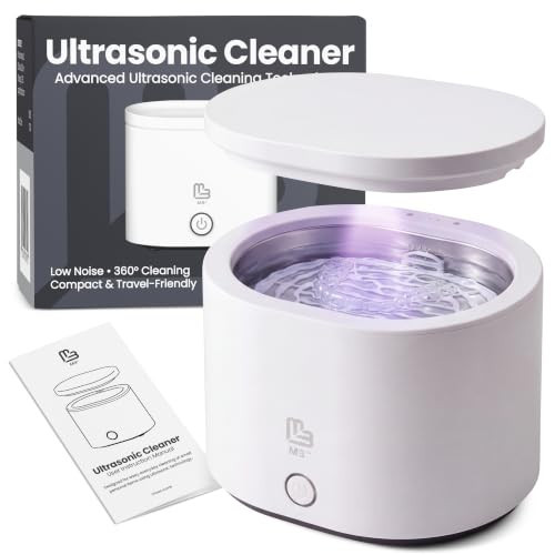 Ultrasonic Retainer Cleaner Machine, 42kHz UV Light, 360 Deep Clean by M3 | Amazon (US)