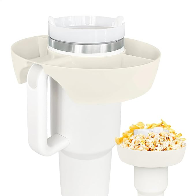 Snack Bowl for Stanley Cup, Reusable Snack Ring Tray Platter Compatible with Stanley 40 Oz Tumble... | Amazon (US)