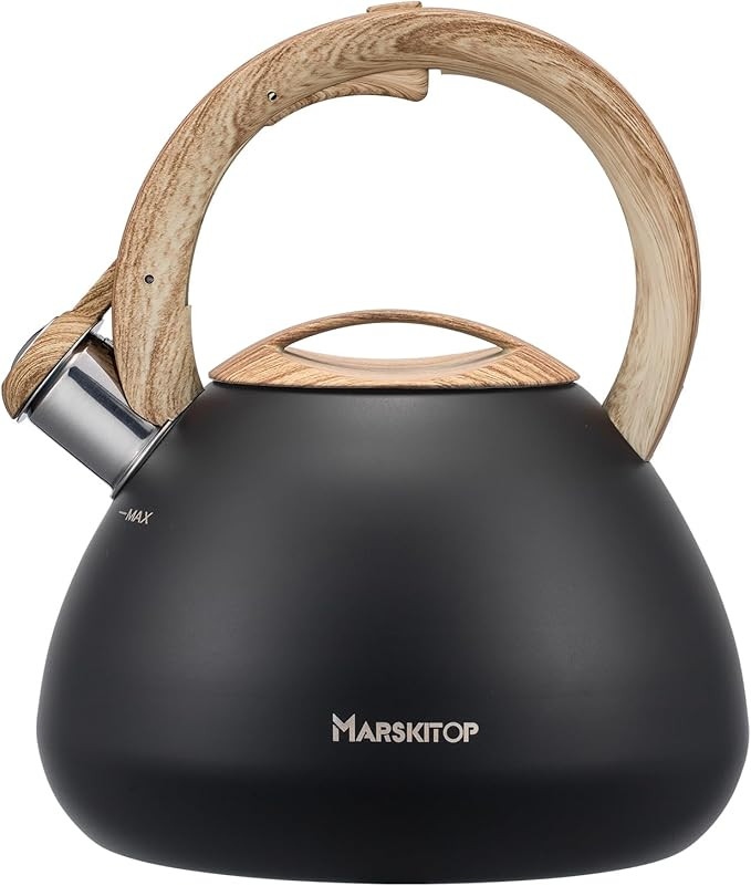 MARSKITOP Tea Kettle for Stove Top, Whistling Kettle Teapot for Stovetop, Food Grade Stainess Ste... | Amazon (US)