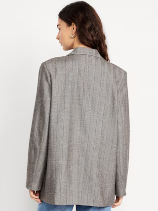 Oversized Double-Breasted Blazer | Old Navy (US)