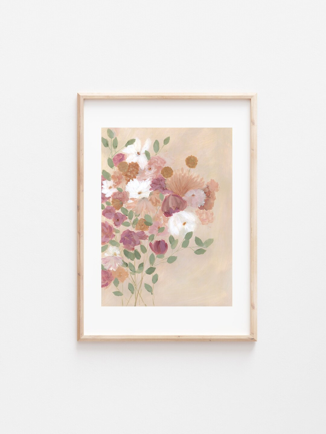 Floral Print Floral Painting Floral Artwork Abstract - Etsy | Etsy (US)