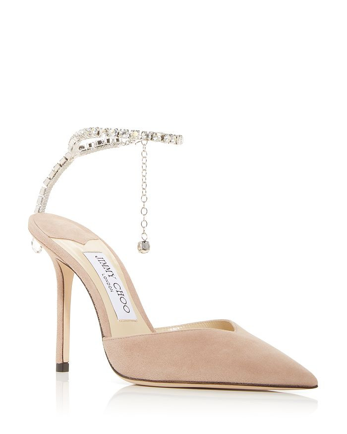 Women's Saeda 100 Embellished Pointed Toe Pumps | Bloomingdale's (US)
