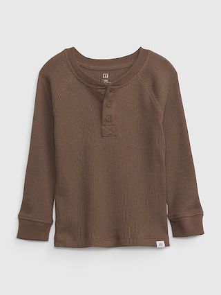 Toddler Waffle-Knit Henley T-Shirt | Gap (US)