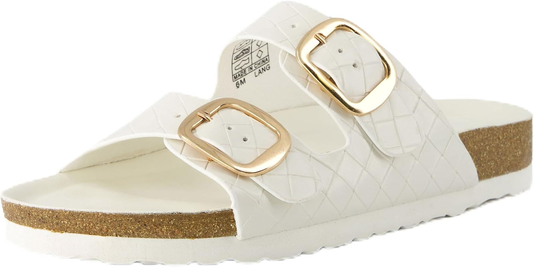 CUSHIONAIRE Women's Lang Cork footbed Sandal with +Comfort | Amazon (US)