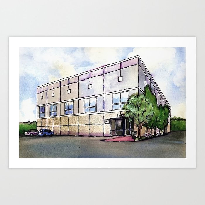 Office Pam Painting The Art Print by ddesign-art | Society6