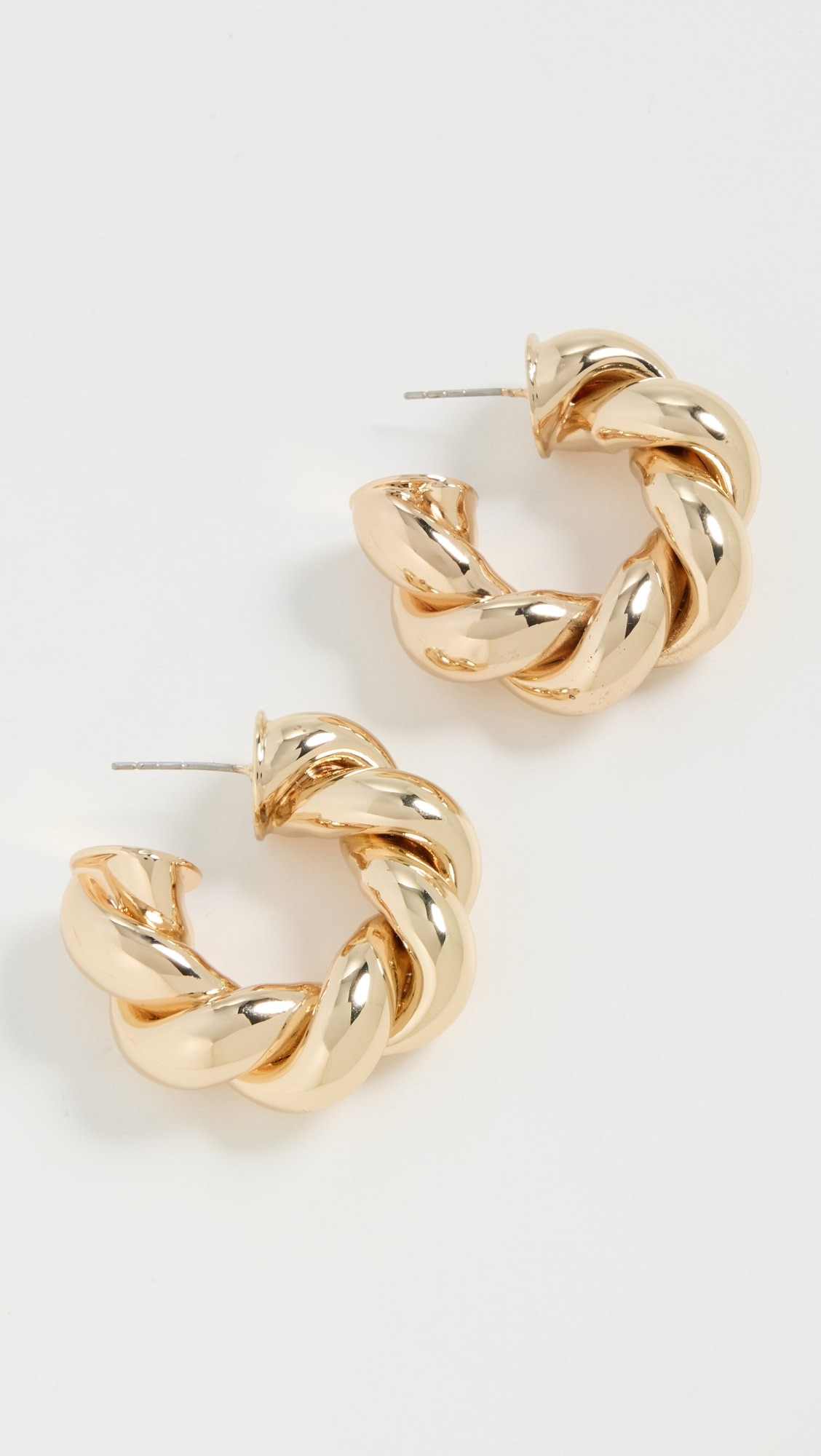 Auren Gold Twist Earrings | Shopbop