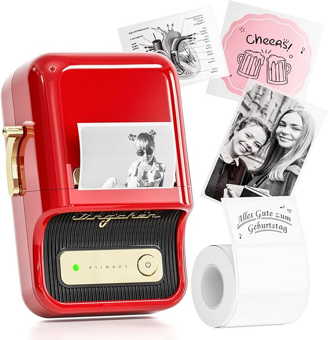 NIIMBOT B21 Label Maker, 2 Inch Portable Thermal Label Printer, Label Maker Machine with Tape, Co... | Amazon (US)