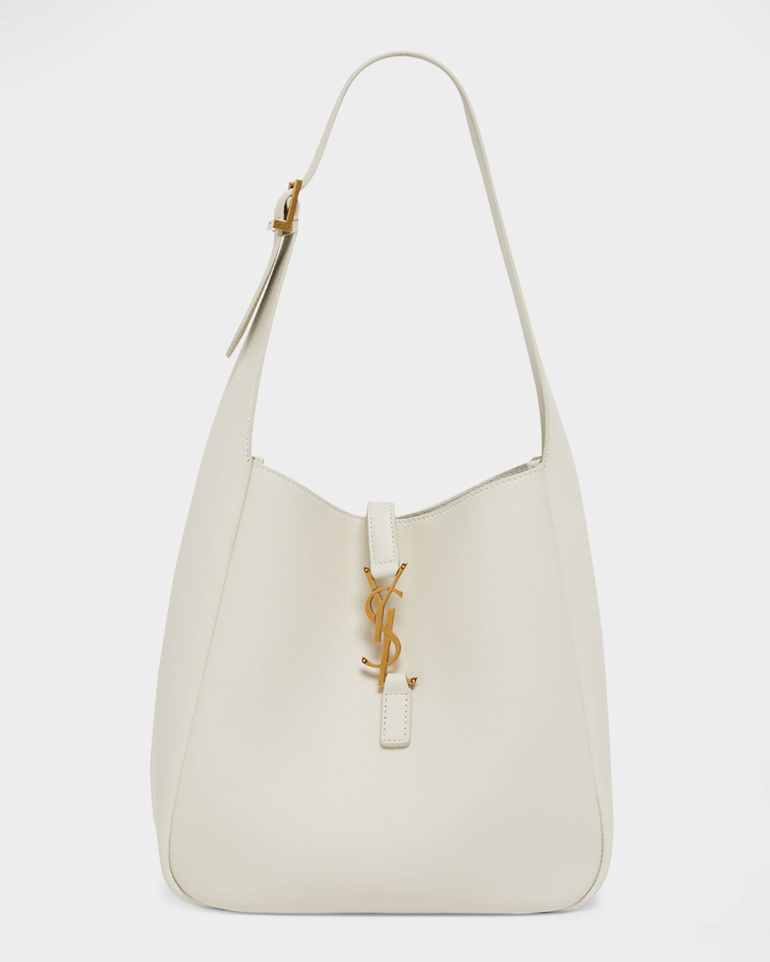 Saint Laurent Le 5 A 7 YSL Small Hobo in Smooth Supple Leather | Neiman Marcus