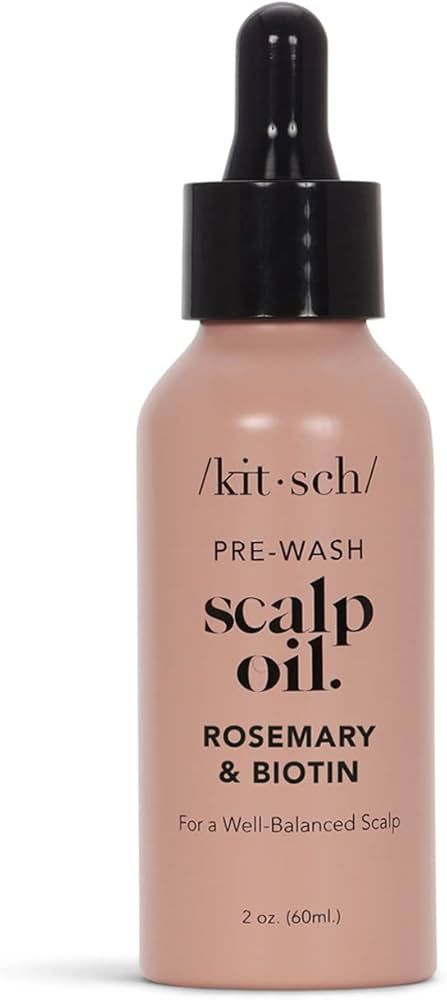 Kitsch Rosemary Oil for Hair Growth & Healthy Scalp - Pre Wash Scalp Oil with Biotin for Well-Bal... | Amazon (US)