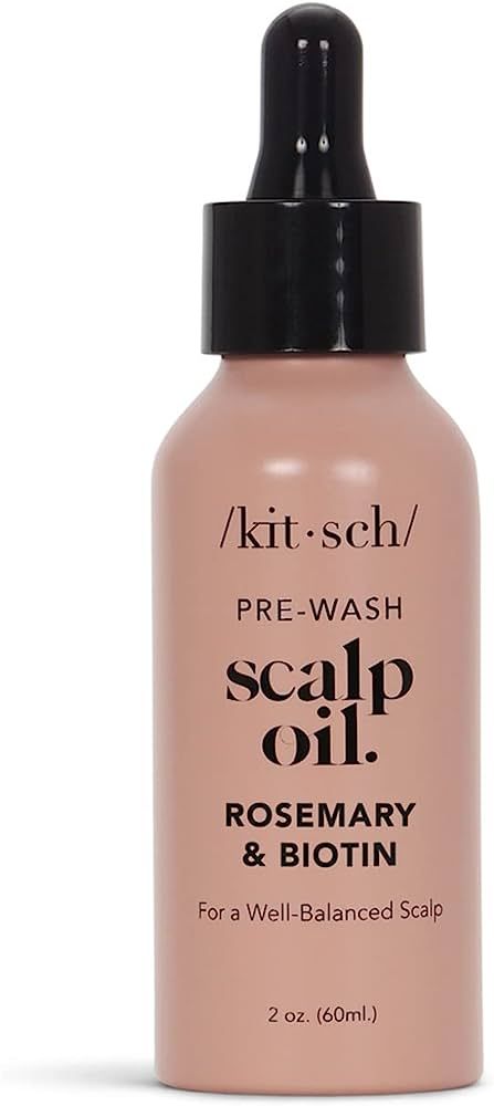 Kitsch Rosemary Oil for Hair Growth & Healthy Scalp - Pre Wash Scalp Oil with Biotin for Well-Bal... | Amazon (US)