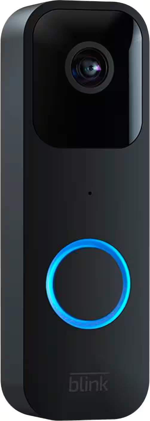 Blink Smart Wifi Video Doorbell – Wired/Battery Operated Black B08SG2MS3V - Best Buy | Best Buy U.S.