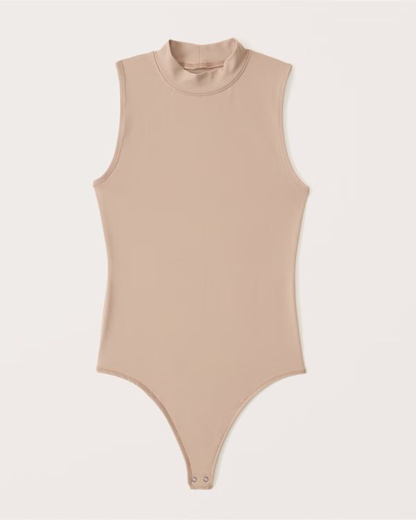 Women's Seamless Mockneck Bodysuit | Women's Tops | Abercrombie.com | Abercrombie & Fitch (US)