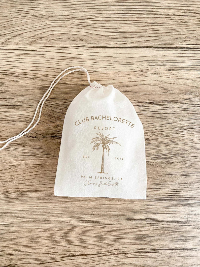 Club Bachelorette Favor Bag  Beach Bachelorette  Hangover - Etsy | Etsy (US)