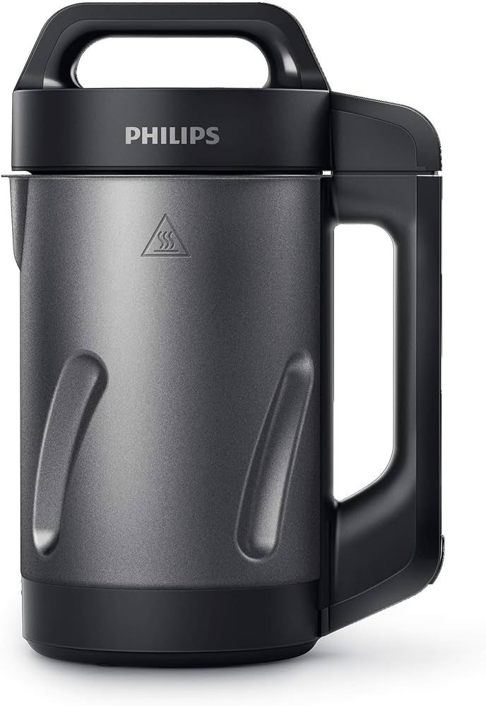Philips Soup and Smoothie Maker, Makes 2-4 servings, HR2204/70, 1.2 Liters, Black and Stainless S... | Amazon (US)
